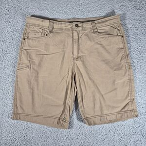 Hawke & Co Sport Shorts Men's Sz 36 Kahki Performance Breathable Stretch Cargo